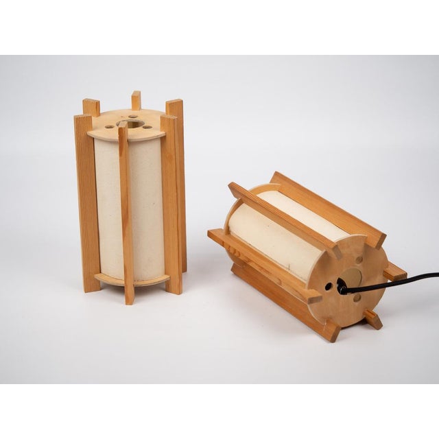 Brown Vintage Danish Pendant Lamps attributed to IB Fabiansen for Louis Poulsen, 1970s, Set of 2 For Sale - Image 8 of 11