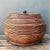 Rustic Vintage Pencil Reed Lidded Basket For Sale - Image 3 of 12