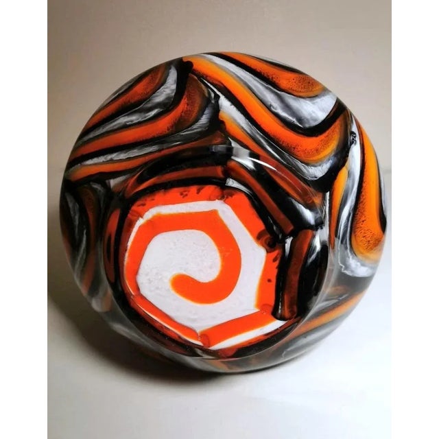 Opaline Multicolor Vase Vetreria Barbieri Empoli, Florence, Italy, 1970s For Sale - Image 11 of 13
