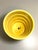 American McCoy Pottery 1940s - 1960s Small “Yellow" Mid-Century Flowerpot and Saucer For Sale - Image 3 of 6