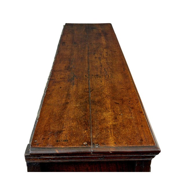 Wood 18th Century Georgian Oak Dresser Base, 1750s For Sale - Image 7 of 9