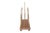 1920s 1920’s English Brass & Oak Magazine Rack For Sale - Image 5 of 9