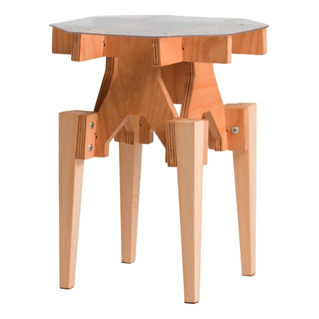 Lese Stool by Konstantin Achkov for Lock For Sale