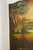 English Three Panel Screen Room Divider Antique Hand Painted English Country Horse Scene For Sale - Image 3 of 18