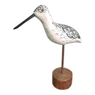 Vintage Small Long-Billed Shore Bird For Sale