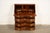 1980s Chippendale Solid Mahogany Drop Front Secretary Desk by Jasper Cabinet Co. For Sale - Image 5 of 18
