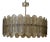 Mid-Century Chandelier in Murano Art Glass and Brass, 2000 For Sale