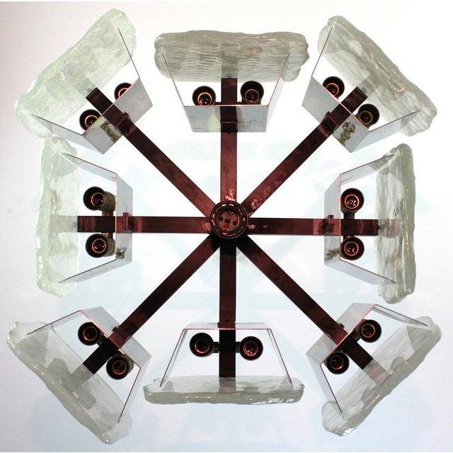 1960s Model Karlstein 17-Flame Pendant Lamp by J. T. Kalmar for Kalmar, 1960s For Sale - Image 5 of 18