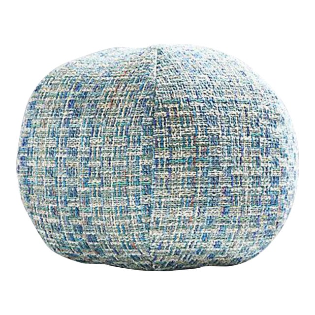 The House of Scalamandré Faye Sphere Pillow, Cornflower For Sale