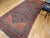 Vintage Persian Malayer Gallery Rug, Handwoven Allover Herati Pattern, Navy Blue & Red, 5’ X 13’ For Sale - Image 4 of 12