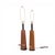 Mid-Century Modern Richard Barr for Laurel Mid Century Walnut Table Lamps - Pair For Sale - Image 3 of 7