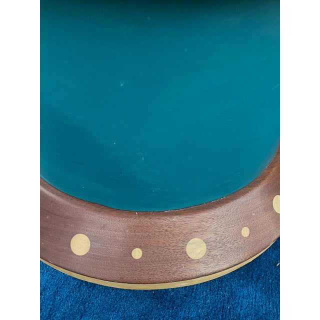 Artisan Made Art Deco Style Side Table For Sale In Charleston - Image 6 of 6