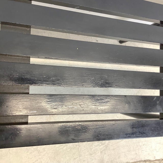Mid-Century Modern Slat Bench For Sale - Image 12 of 12