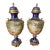 1920s Pair of Exquisite Hand-Painted Porcelain Urns – Rococo Sevres Style With Dual Scenes For Sale