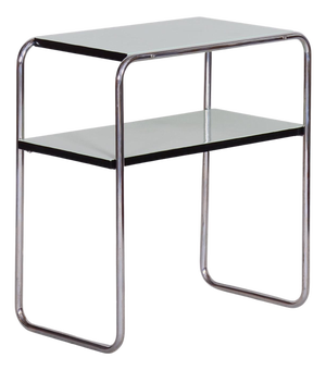 Art Deco Side Table in Chrome Steel by Marcel Breuer for Thonet, 1930s