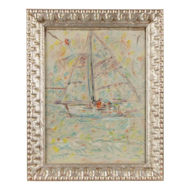 Sirio Pellegrini, Boat, Drawing, 1975 For Sale