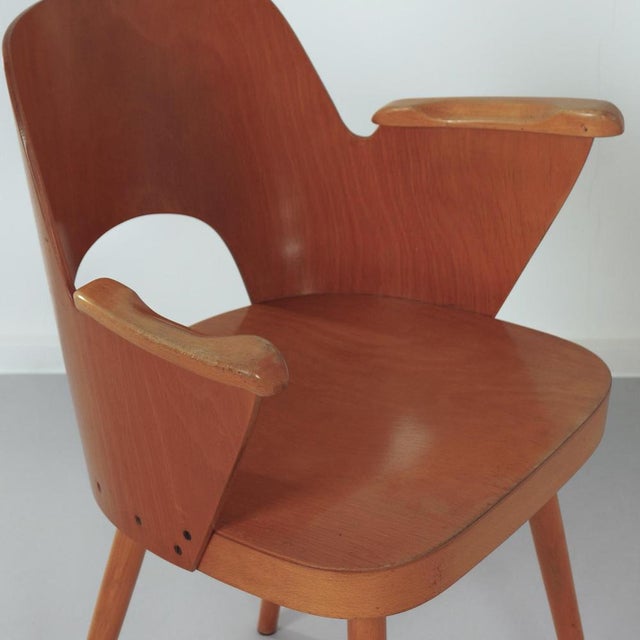 Vintage Armchair 1515 by Oswald Haerdtl for Thonet, 1950s For Sale - Image 9 of 12