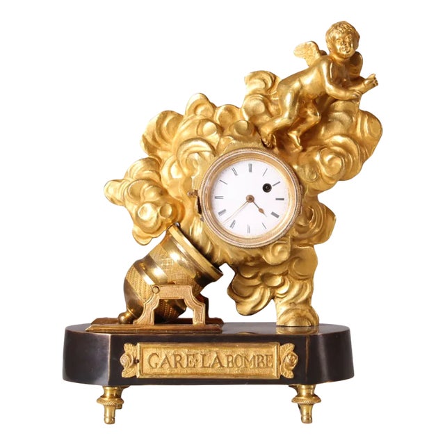 Miniature Empire Clock For Sale