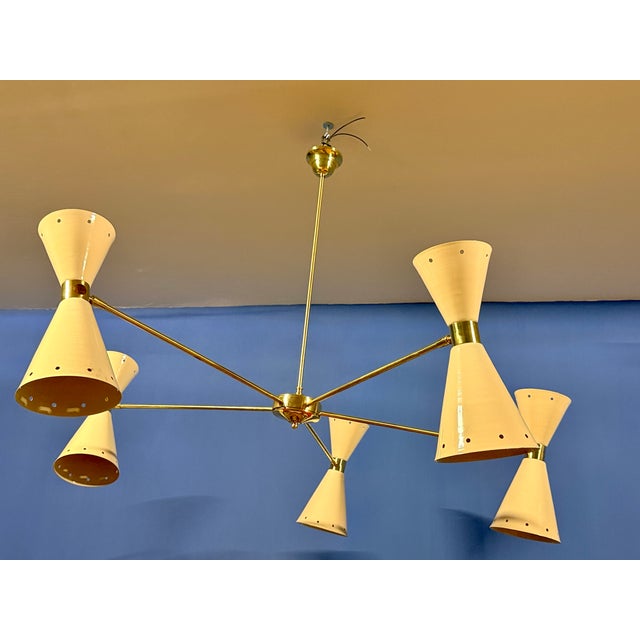 Diablo Pendant Light from Stilnovo, 1950s For Sale - Image 6 of 7
