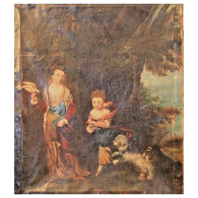 Antique Painting Van Rensselaer Children From Estate of Abigail Adams For Sale - Image 10 of 12