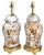 Offering a pair of rare seashell lamps, circa 1980s. These luxurious large and heavy vintage glass seashell lamps have...