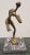 1930's Art Deco After Franz Hagenauer African Woman Running Gilt Bronze Sculpture on Marble Base For Sale - Image 4 of 6