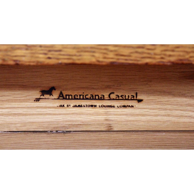 Mid-Century Oak Nightstands Designed by Jack Van Der Molan for Vanleigh For Sale - Image 10 of 13