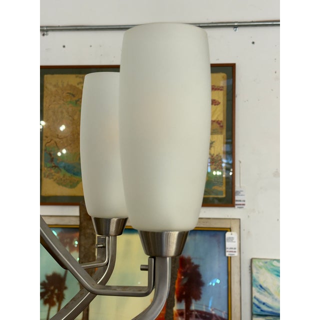 Progress Lighting Wisten Five Light Chandelier For Sale In San Francisco - Image 6 of 12