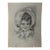 1940s Original Signed Graphite Illustration of Young Girl in Bonnet, 11.75 × 9 In. For Sale