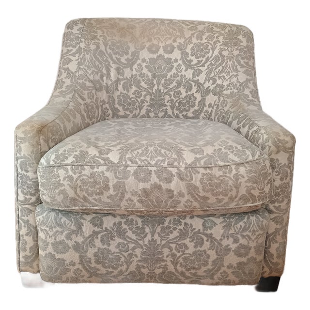 Baker Furniture Company Sloping Arm Club Chair #1 For Sale