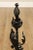 Vintage Pair Wrought Iron Andirons For Sale - Image 9 of 13