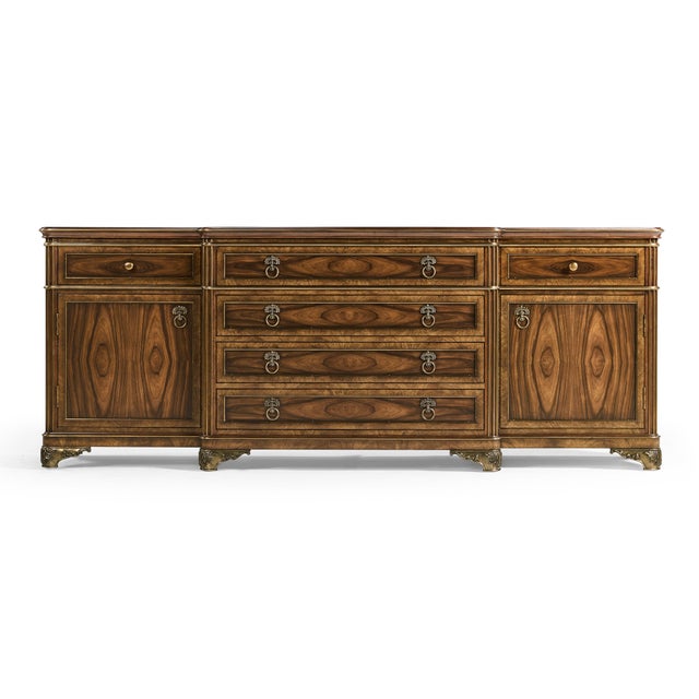 2020s English Traditional Sideboard With Brass Inlay For Sale - Image 5 of 8