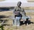 Bronze Vintage Life-Size Victorian Mother & Child Garden Sculpture With Bronze Faces, Hands & Upper Body – Garden Bench Statue With Basket Planter, 1980s For Sale - Image 8 of 18