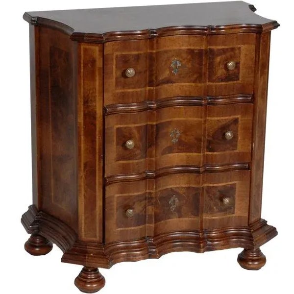 1960s Traditional Wooden 3 Drawer Nightstand For Sale - Image 13 of 13