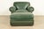 Century Furniture Art Deco Studded Leather Lounge Chair With Ottoman For Sale In South Bend - Image 6 of 12