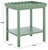 Contemporary Starlyn Scalloped Accent Table in Sage For Sale - Image 3 of 8