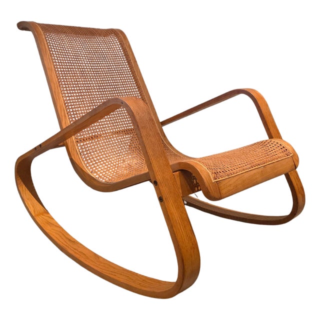 Vintage Dondolo Rocking Chair by Luigi Crassevig, Italy, 1970s For Sale