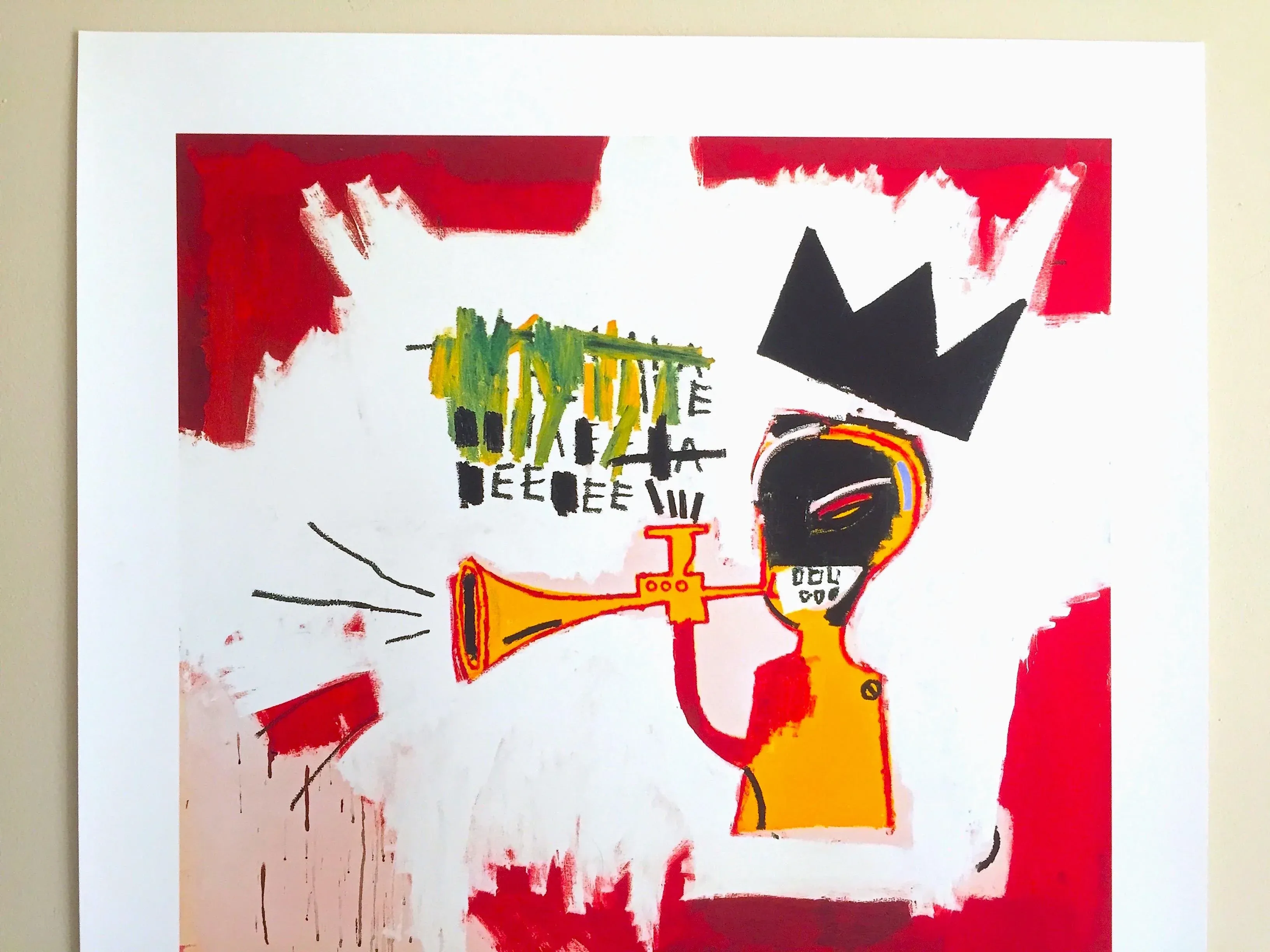Jean Michel Basquiat Estate Fine Art Lithograph Pop Art Print