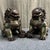 Pair of Large Chinese Cloisonné Enamel Buddhist Lion Statues For Sale In Los Angeles - Image 6 of 9