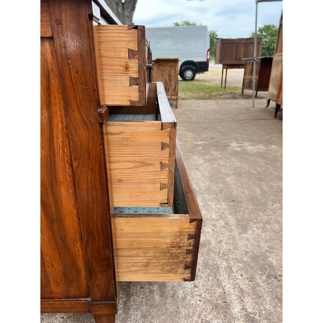 French 19th Century Louis XVI Mahogany Commode / Chest of Drawers For Sale - Image 11 of 12
