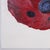 Striking oil painting on canvas of a poppy flower with bold contrasting colors that seem to come to alive against the...