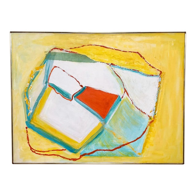 C. 1960s Abstract Modernist Painting Marked "Shozo No. 2" For Sale