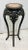 Antique Asian Plant Stand Table With Marble Top For Sale - Image 9 of 9