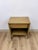 Mid Century Nightstand Single Drawer Open Cubby Gray Wood Tone Tapered Leg For Sale - Image 4 of 9
