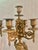 Bronze 1930’s - 1950’s Pair of Continental Rococo Revival Griffin Handle Candelabra in Aged Gilt Metal For Sale - Image 8 of 12