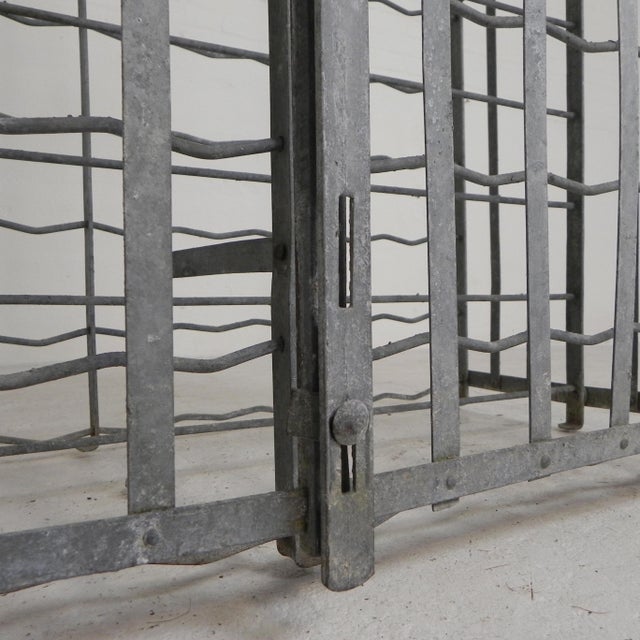 Steel Fer Rigid Wine Rack for 300 Bottles, 1950s For Sale - Image 16 of 18