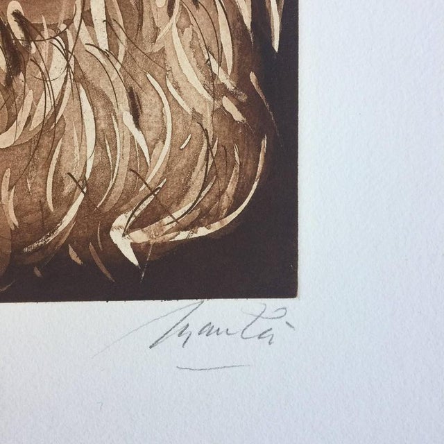 1970s Giacomo Manzú, Head of Oedipus Edition of 125, 1970s, Etching For Sale - Image 5 of 6