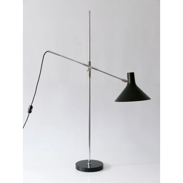 Black Adjustable 8180 Floor Lamp by Karl-Heinz Kinsky for Cosack, 1960s For Sale - Image 8 of 18