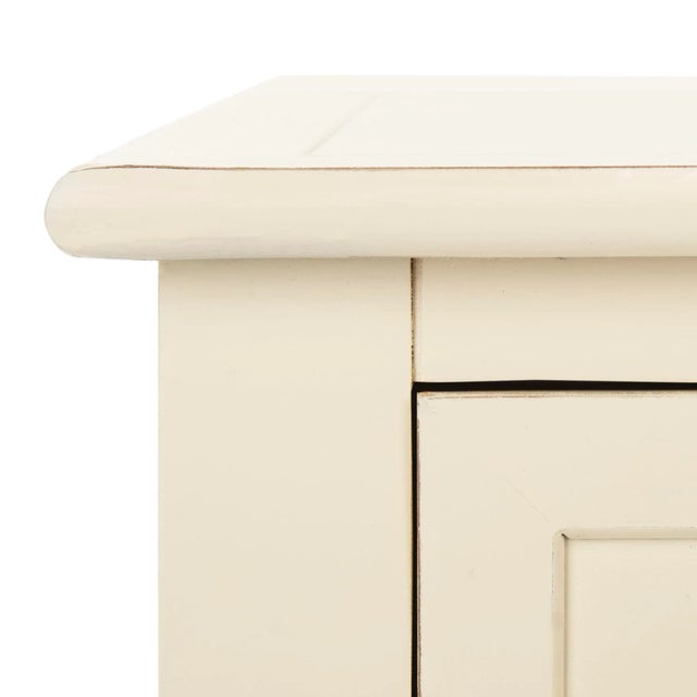 Two Drawer Console in Distressed Cream For Sale In Philadelphia - Image 6 of 10