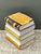 Vintage Italian Glazed Ceramic Books Low Stool For Sale In West Palm - Image 6 of 18